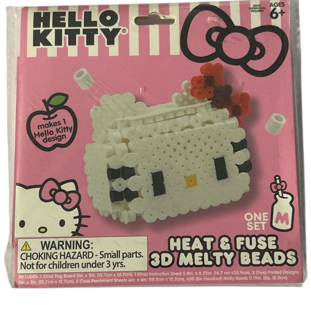 Sanrio Hello Kitty Bead Set - Red, Yellow,‎ White
